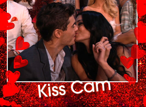 kiss cam zanessa I momenti più belli degli Mtv Movie Awards 2010