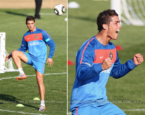 ronaldo allenamento Cristiano Ronaldo pronto per lesordio mondiale