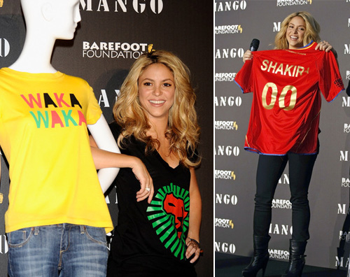 shakira waka waka Shakira sorridente a Madrid