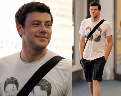 cory bagaglio Disavventura aerea per Cory Monteith