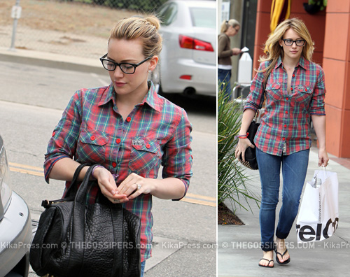 hilary shopping occhiali Hilary Duff fa shopping da sola