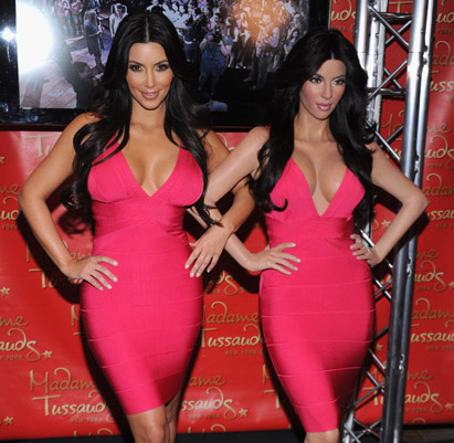 kardashian cera Kim Kardashian diventa di cera