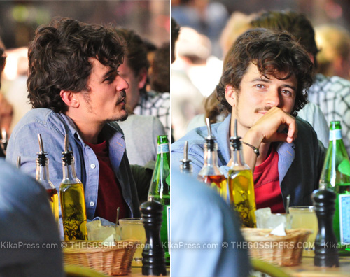 orlando partita Orlando Bloom guarda la partita a Berlino