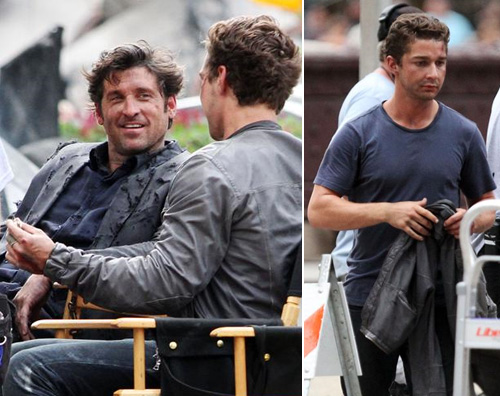 patrick transformers Patrick Dempsey sul set di Transformers 3