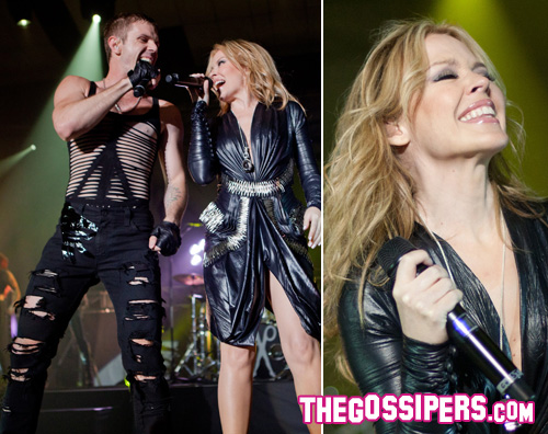 scissors kylie melbourne Kylie Minogue sul palco con gli Scissor Sisters