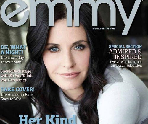 courtney emmy Courtney Cox sulla rivista Emmy