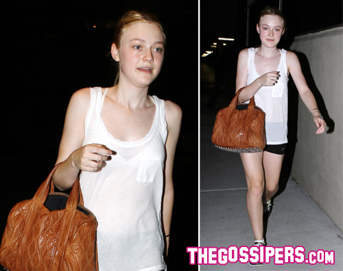 dakota fanning palestra Dakota Fanning si allena di sera