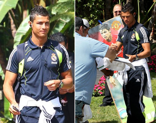 ronaldo autografi Cristiano Ronaldo firma autografi