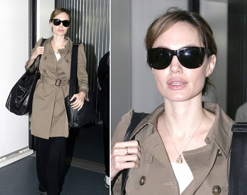 angelina jolie aeroporto Angelina Jolie è volata in Pakistan