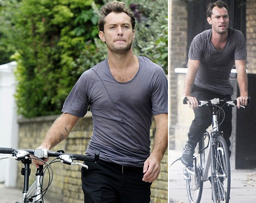 jude bicicletta Jude Law preferisce la bicicletta
