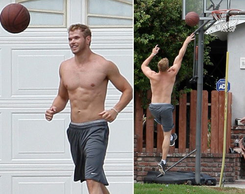 kellan lutz basket Kellan Lutz si allena con il basket