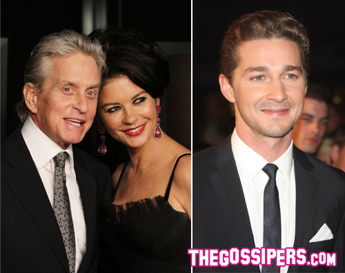 shia michael money Shia LaBeouf e Michael Douglas alla prima di Wall Street 2