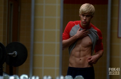 chord nudo I ragazzi di Glee impegnati sul set pensano a Playgirl