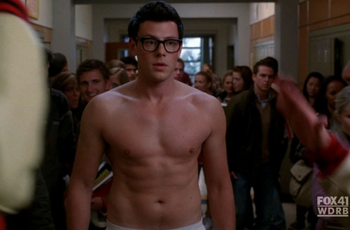 cory nudo I ragazzi di Glee impegnati sul set pensano a Playgirl