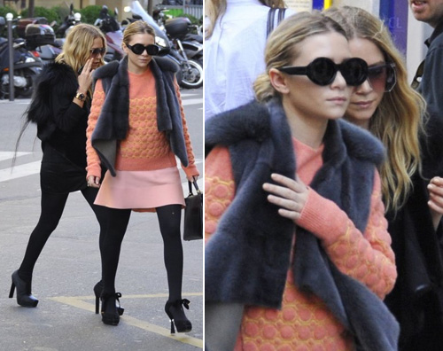 mary kate ashley Mary Kate e Ashley Olsen fanno shopping a Parigi