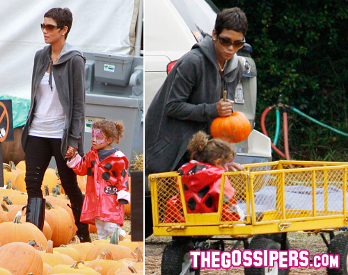 nahla-zucche-berry nahla zucche berry Halle Berry sceglie le zucche con Nahla