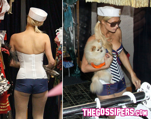 paris marinarettasexy Paris Hilton si prepara per Halloween con il fidanzato