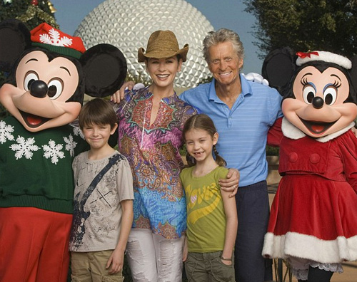 douglas disney Michael Douglas e Catherine Zeta Jones a Disney World