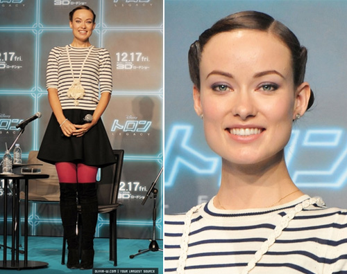 olivia wilde tokyo Olivia Wilde a Tokyo per Tron Legacy 3D