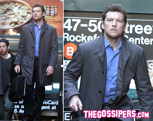 sam scena newyork Sam Worthington al lavoro per Man in a ledge