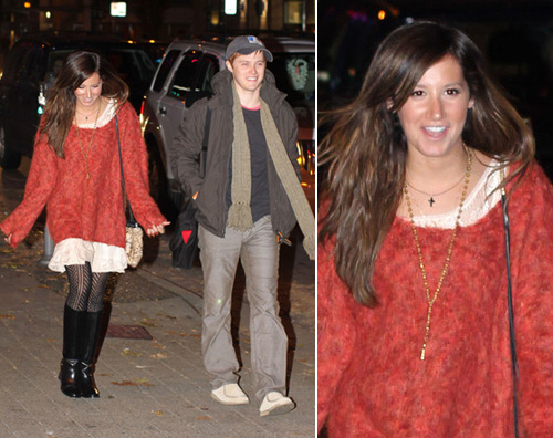 lucas ashley Ashley Tisdale a cena con Lucas Grabeel