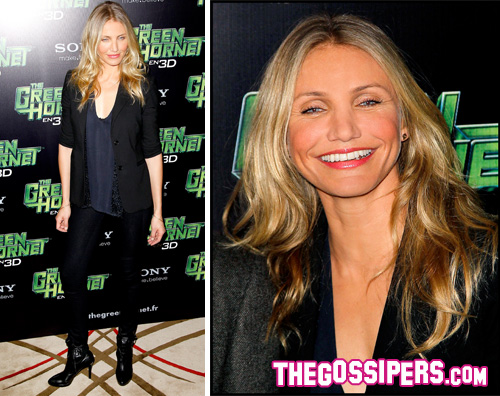 premiere hortnet diaz Cameron Diaz porta The Green Hornet a Parigi
