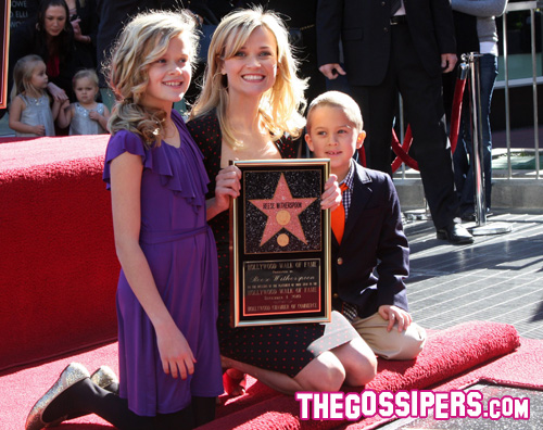 reese bimbi Reese Witherspoon riceve una stella sulla Walk of Fame