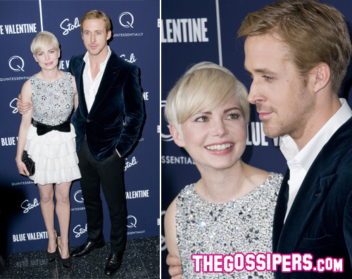 valentine gosling williams Ryan e Michelle al MOMA per Blue Valentine