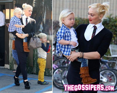 gwen bimbi Gwen a spasso con Kingston e Zuma