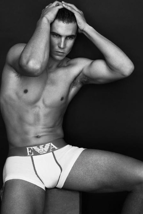h2vcW Nadal testimonial per Armani Underwear