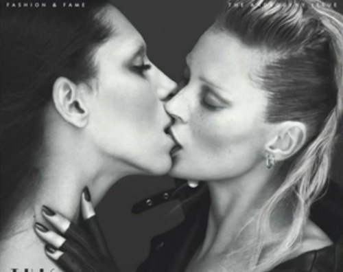 kate moss lea t Kate Moss: bacio saffico per Love magazine