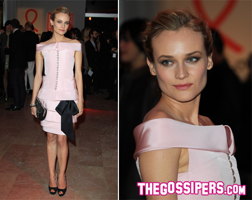 kruger-aids kruger aids Diane Kruger partecipa al gala contro lAids