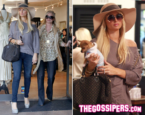 paris kathy Paris Hilton fa shopping con la mamma