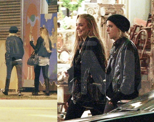 venice lindsay Lindsay Lohan a Venice con Samantha