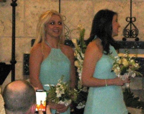 BRITNEy damigella2 Britney Spears fa da damigella alla sua assistente