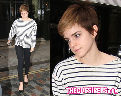 emma watson senza trucc Emma Watson senza trucco a Londra