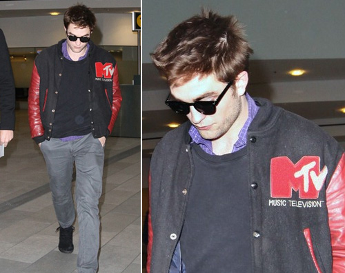 robert aeroporto Robert Pattinson atterra a Vancouver con Kristen