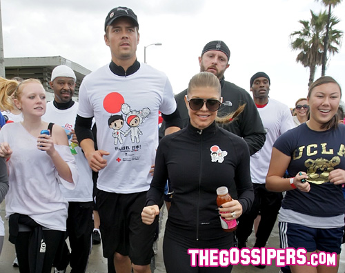 fergie josh relief run Josh Duhamel aiuta il Giappone con la Relief Run