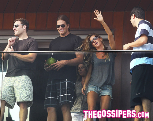 gisele tom2 Gisele Bundchen e Tom Brady si divertono a Rio