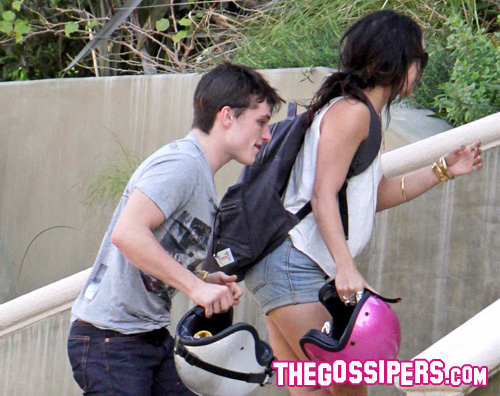 hudgens josh2 Vanessa Hudgens beccata con Josh Hutcherson!