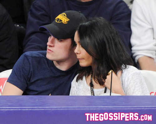 josh vanessa5 Vanessa Hudgens e Josh Hutcherson uniti per i Lakers