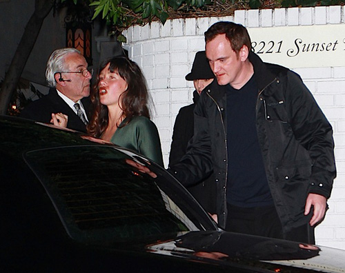 tarantino paz Tarantino cade a terra dopo gli Oscar