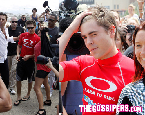 zacefron surf Zac Efron fa surf a Bondi Beach