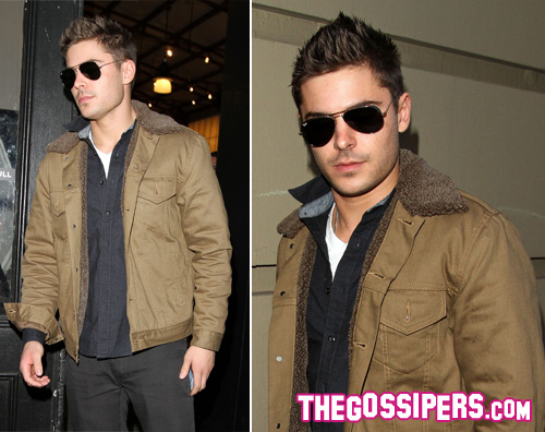 zacny Zac Efron fa shopping da Armani