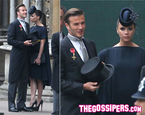 beckham2 David e Victoria Beckham al matrimonio reale