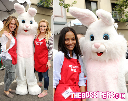duff altre mission Hilary Duff diventa volontaria per il giorno di Pasqua
