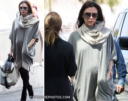 vcpancia Victoria Beckham: finalmente il pancione!