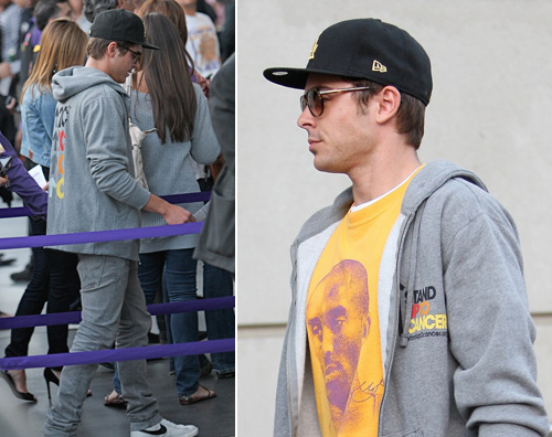 zac-efron zac efron Zac Efron supporta Kobe Bryant e i Lakers