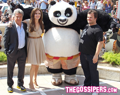 cannes kungfu1 Cannes 2011: Una bellissima Angelina Jolie presenta Kung fu panda 2
