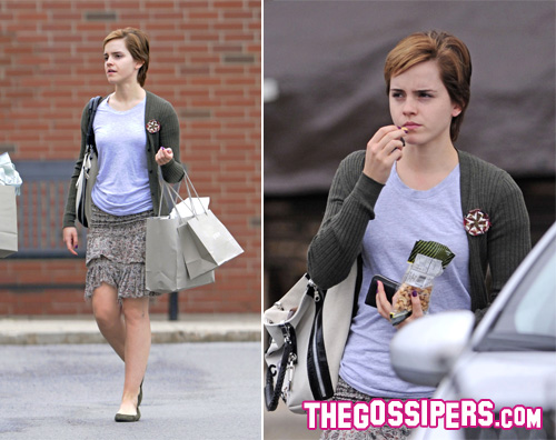 emma watson snack Emma Watson fa shopping a Pittsburgh